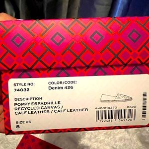 Tory Burch Denim Espadrilles
